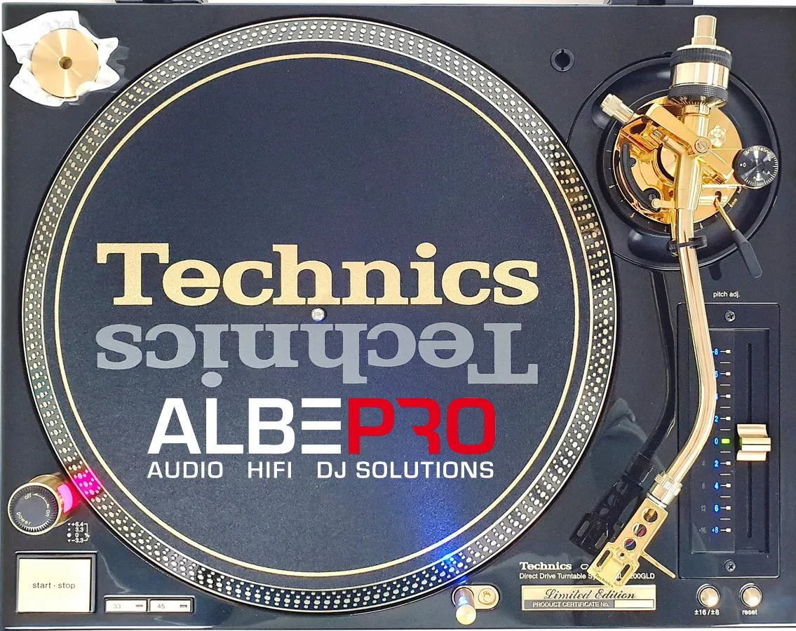 Technics SL-1200GLD Limited Edition 24K Gold Direct Drive DJ