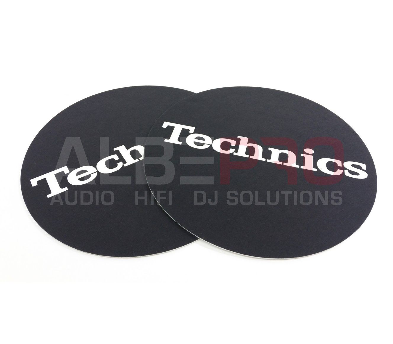Technics Slipmat Black / White Logo Set of Two