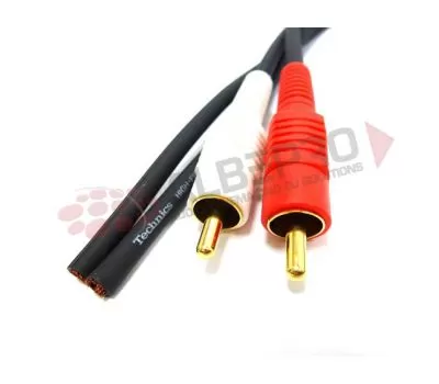 Technics RCA Gold High-Fidelity Interlink Signaal Kabel